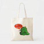 "Hi, I'm a Dinosaur. And You?" Funny Tote Bag