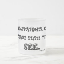 "HI" I'm a dispatcher (Frosted Mug)
