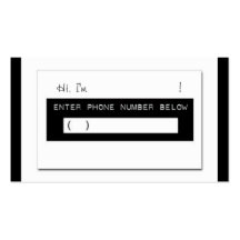 Hi, I'm... Business Card Templates