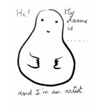 Hi, my name is ....... and I'm an artist t-shirts
