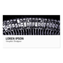 Hi-Phi - 083 - Typewriter Business Card Template