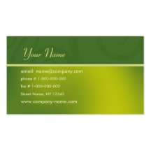 Hi-Tech - Green Business Card