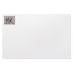 Hi! Written in Florida beach sand with footprints Personalized Stationery