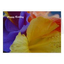 Hibicus Flower Birthday Card