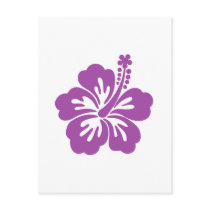 hibiscus aloha flower post cards