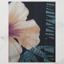 hibiscus personalized flyer