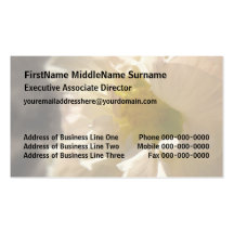Hibiscus Pink on Sepia Business Card