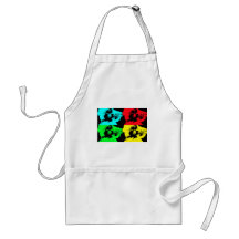 Hibiscus Pops Apron