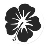 Hibiscus Template stickers