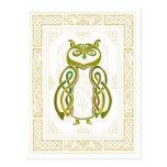 Hibou celtique cartes postales