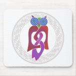 Hibou celtique II Tapis De Souris