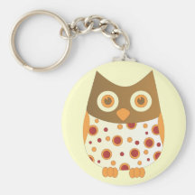 Hibou de huée porte-clef