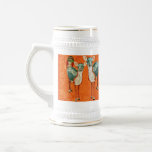 Hibou et cerfs communs roses Stein d'azur tasses