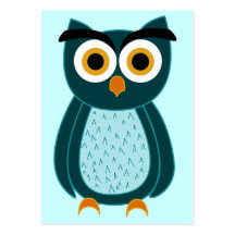 Hibou Modèle De Carte De Visite
