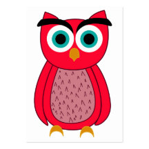 Hibou Modèle De Carte De Visite