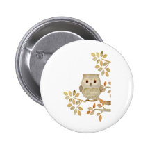 Hibou musical d'arbre pin's