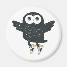 Hibou noir de Nite Aimant