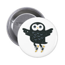Hibou noir de Nite Badge