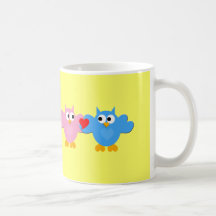 Hiboux dans l'amour tasses à café