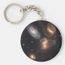 Hickson Compact Group 92 Stephan's Quintet Key Chains