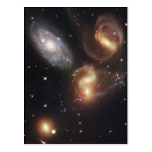 Hickson Compact Group 92 Stephan's Quintet Postcard