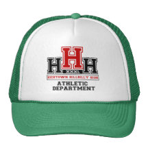 Hicktown Hillbilly Highschool for Hillbillies Mesh Hats