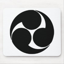 Hidari mitsudomoe, Japan mousepads