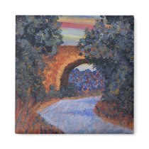 hidden bridge fridge magnet
