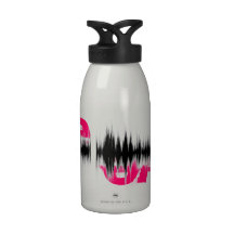 Hidden Love Sound Wave bottle Water Bottles
