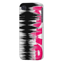 Hidden Love Sound Wave iPhone 4 Cases
