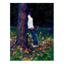 "Hide and Seek" Postcard