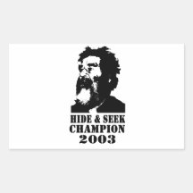 Hide & Seek Champ 2003 Rectangular Sticker