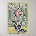 Hideyoshi and his wives by Kitagawa, Utamaro Ukiyo Print