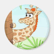Hiding giraffe magnets