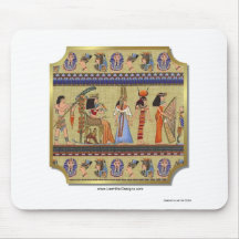 Hiéroglyphes égyptiens habillement, objet de colle tapis de souris