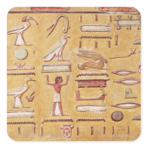 Hieroglyphics, from the Tomb of Seti I stickers