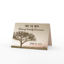 High Country Save the Date Family Reunion Card