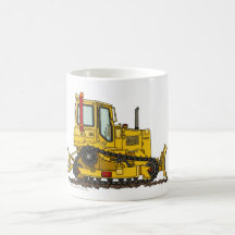 High Drive Bulldozer Dirt Mover Construction Mugs