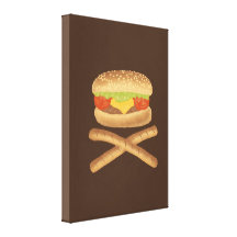 High Fat Stretched Canvas Prints