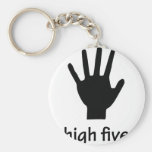 high five hand key chain