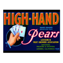 High Hand Pears Post Card
