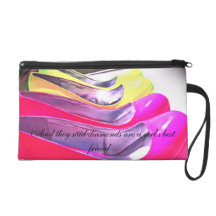 High heel wristlet