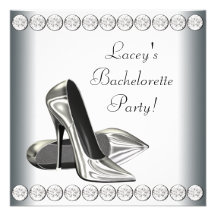 High Heels Bachelorette Party Personalized Invitation