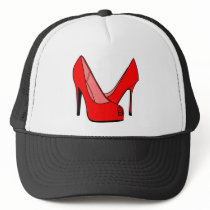 High heels trucker hat