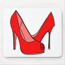 High heels mouse pad