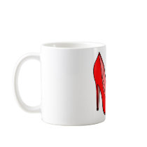 High heels mug