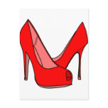 High heels postcards