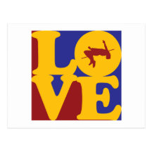 High Jumping Love Post Card