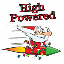 high powered rocket santa toon cut outs