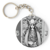 High Priestess Tarot Key Chain